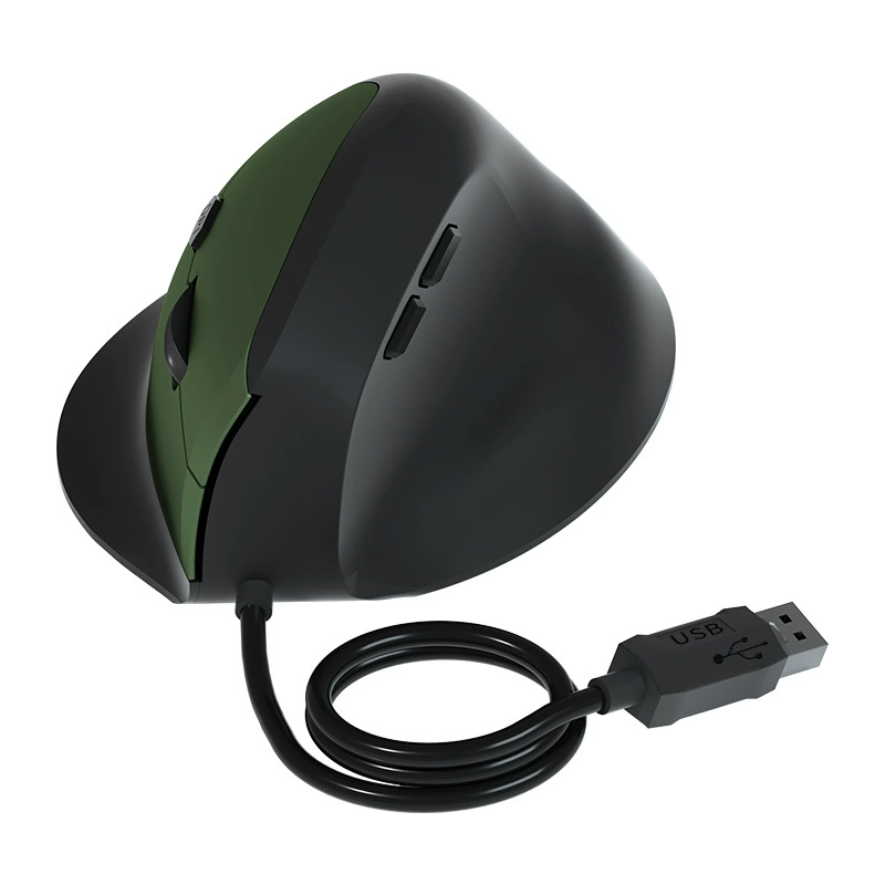 Spot direct supply ergonomics vertical mouse vertical side key office mouse computer cable ergonomics
