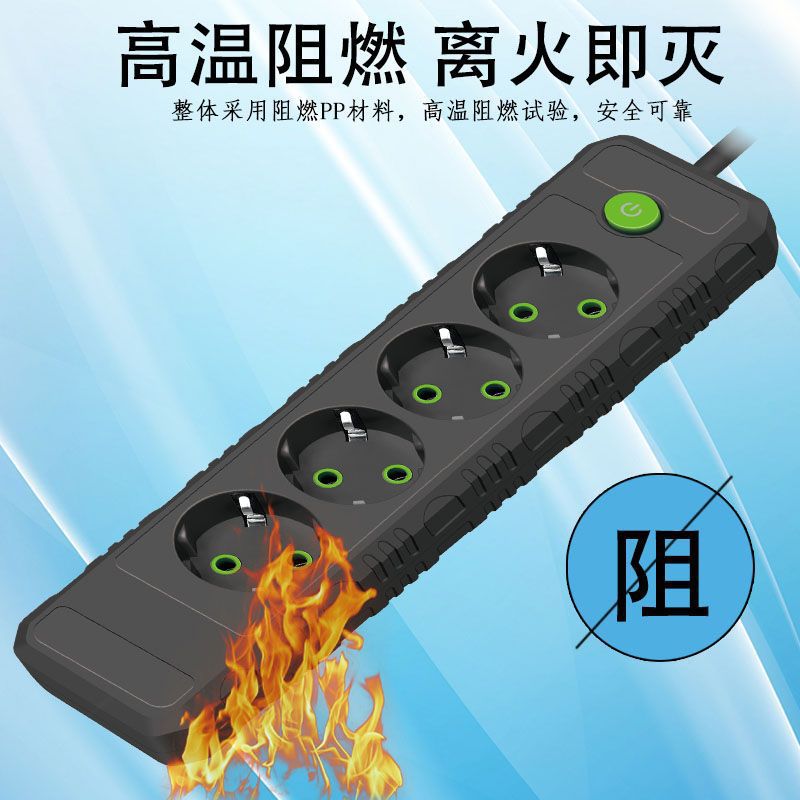 conector de expansión inteligente transfronteriza agujero especial enchufe de fila de agujeros multifunción enchufe de fila de oficina enchufe de fila de casa placa de cable de arrastre