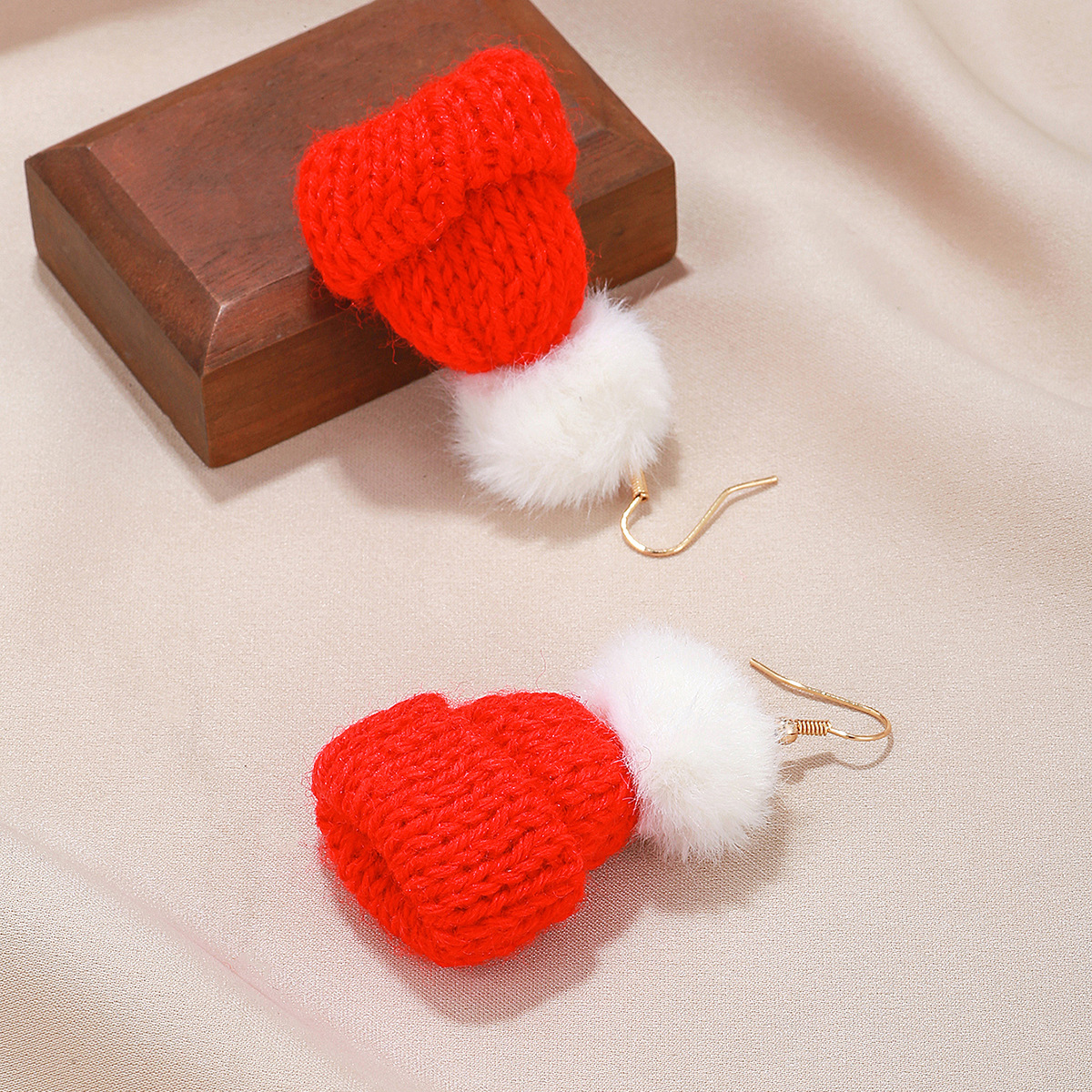 20g Weight Alloy Ear Needle Material Stud Earrings Classification Simple Style Christmas Hat Christmas Tree Bell Alloy Stud Earrings For Women's Festival