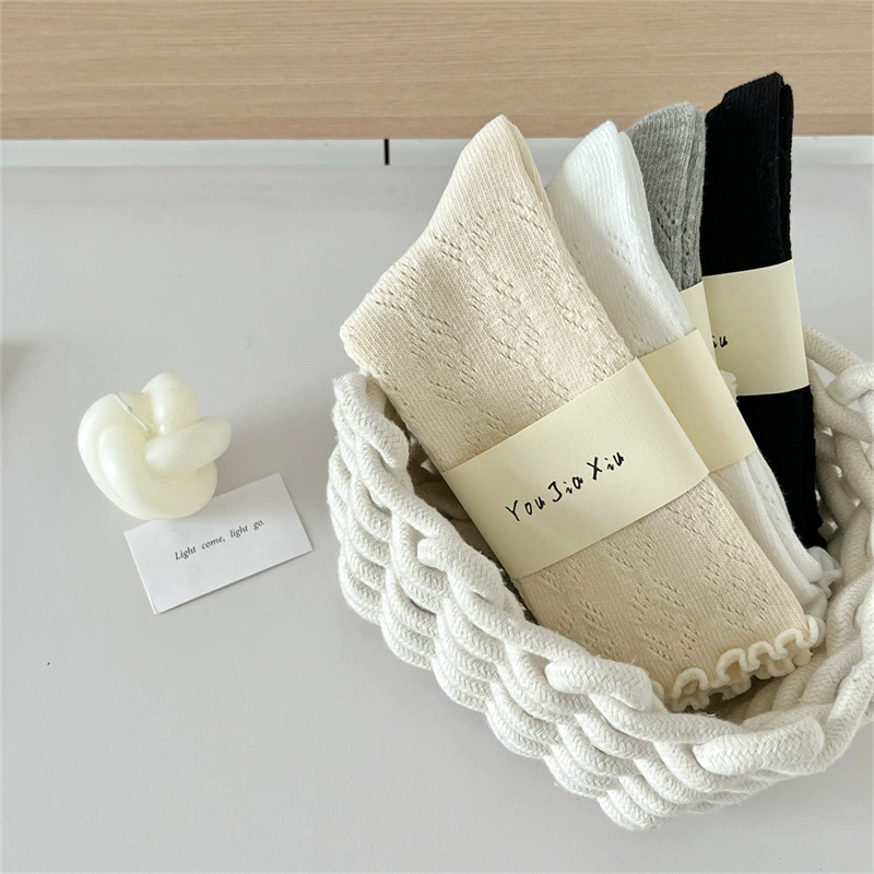 Summer Japanese breathable socks, mid-length