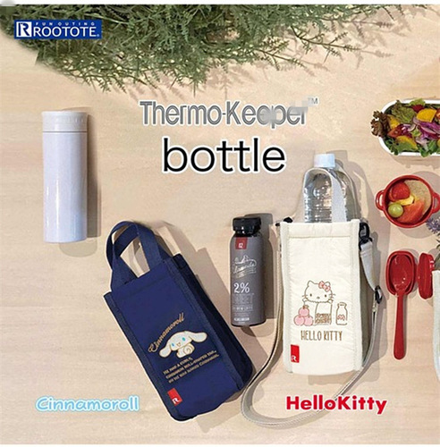 Japanese cartoon cinnamon dog water cup bag handbag storage bag crossbody bag simple versatile kettle protective cover