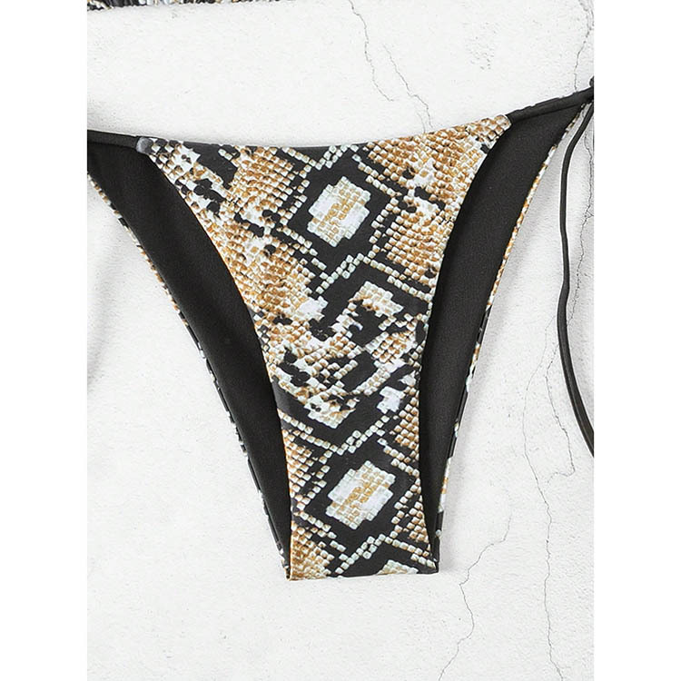 Leopard Bikini Set Für Damen Sexy Zweiteiliger Badeanzug_voghion.com