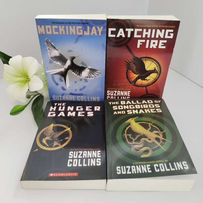 Hunger Games Trilogy Burning Girl Mockingjay English version