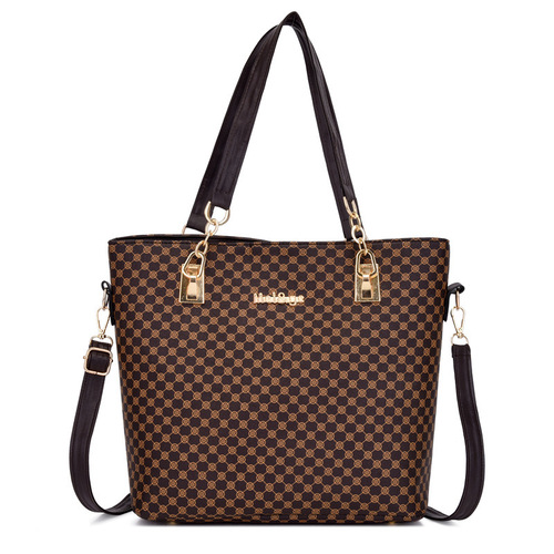 Large Capacity Women's New Style Mother and Daughter Set of Bags Women's Fashion Floral Print Shoulder and Handbag