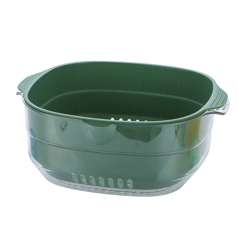 Double-layer plastic drying rack for fruits and vegetables, storage system, 2023 collection, increased thickness