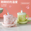 Ceramics, glass, cup, gift box, cartoon cute set, keeps constant temperature, Birthday gift, wholesale