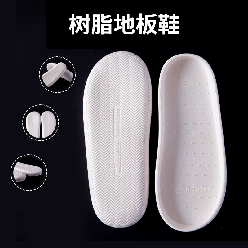 Новые летние тапочки из ПВХ на заказ, утолщенные, с мягкой и удобной подошвой с волнистым узором, напольные туфли из смолы, плоская подошва