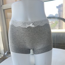 长期款女士纯棉平角内裤收腹安全裤全棉档直播供货一件代发批发