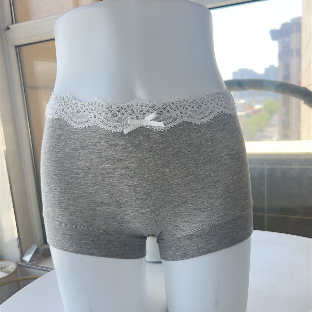 Long-Term Women's Pure Cotton Boxer Briefs, Tummy Control Safety Pants, Full Cotton, Direct Supply, Wholesale Dropshipping