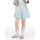 Girls' Frayed Shorts 2025 Summer New Children's Korean Versatile Hot Pants for Older Children Casual Loose Knee-Length Shorts