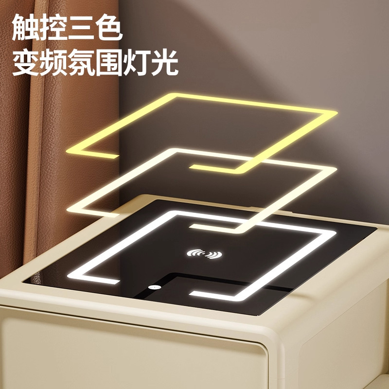 收纳箱加厚抽屉式零食置物柜桌下家用客厅卧室床头柜夹缝储物柜子|undefined