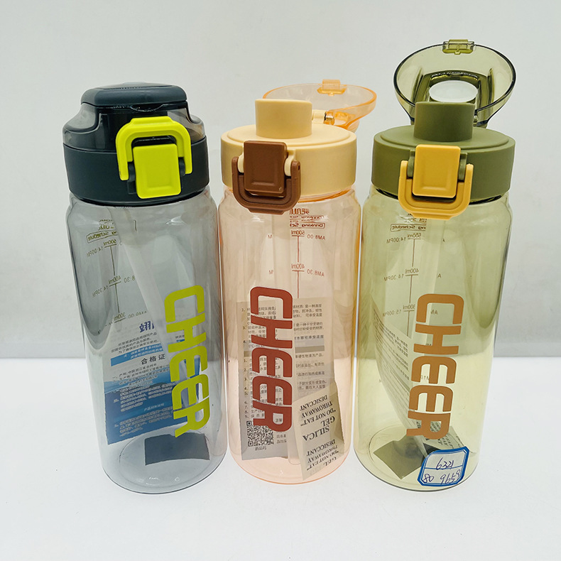 Tong 6321 espacio Copa mujer estudiante deportes botella de agua portátil 750ml cubierta de rebote taza de consumo directo taza de mano