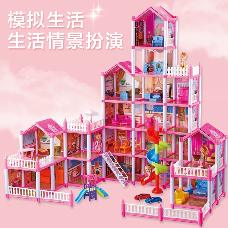 ( trading), семейная игрушка, домик для кукол, замок, вилла, строитель, Amazon, DIY