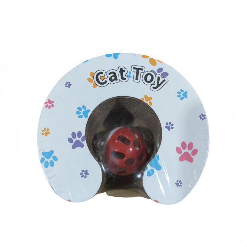 Órgano transfronterizo de venta caliente para gatos agarrar tablero para gatos juguetes con campana para gatos garras de molienda para gatos escalar estante de papel ondulado embalaje de cinta de succión