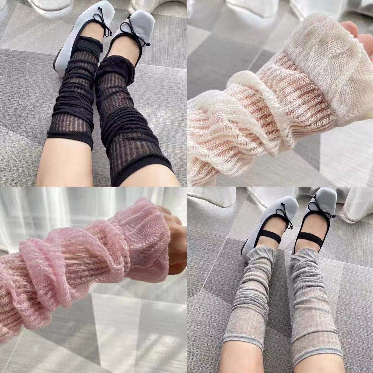 Summer ultra thin cotton sleeves