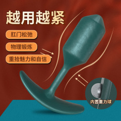 鋼珠重力肛塞男用縮肛負重訓練肛門鬆弛緊縮後庭拉珠女用外出穿戴