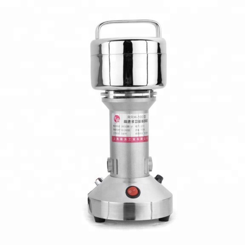 100g vertical stainless steel traditional Chinese medicine grinding machine household grinder small flour machine grains flour mill 100g vertical stainless steel traditional Chinese medicine grinding machine household grinder small flour machine grains flour mill