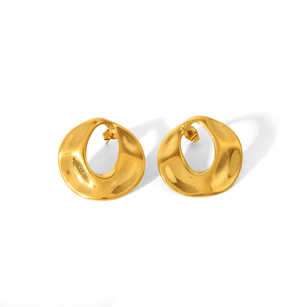 14g Weight Ion Plating (IP) Gold Plating Process 316 Stainless Steel Ear Needle Material 18K Gold Plated Plating Material Ear Studs Classification 1 Pair Quantity Party, Carnival, Street Occasion 304 Stainless Steel Material Geometric, Heart Shape Pattern Women's Gender Plating Design IG Style, Modern Style Style 1 Pair IG Style Modern Style Geometric Heart Shape Plating 304 Stainless Steel 18K Gold Plated Ear Studs 10