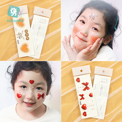 Rekaron new product cross-border waterproof Halloween tattoo stickers carnival party Halloween face sticker tattoo