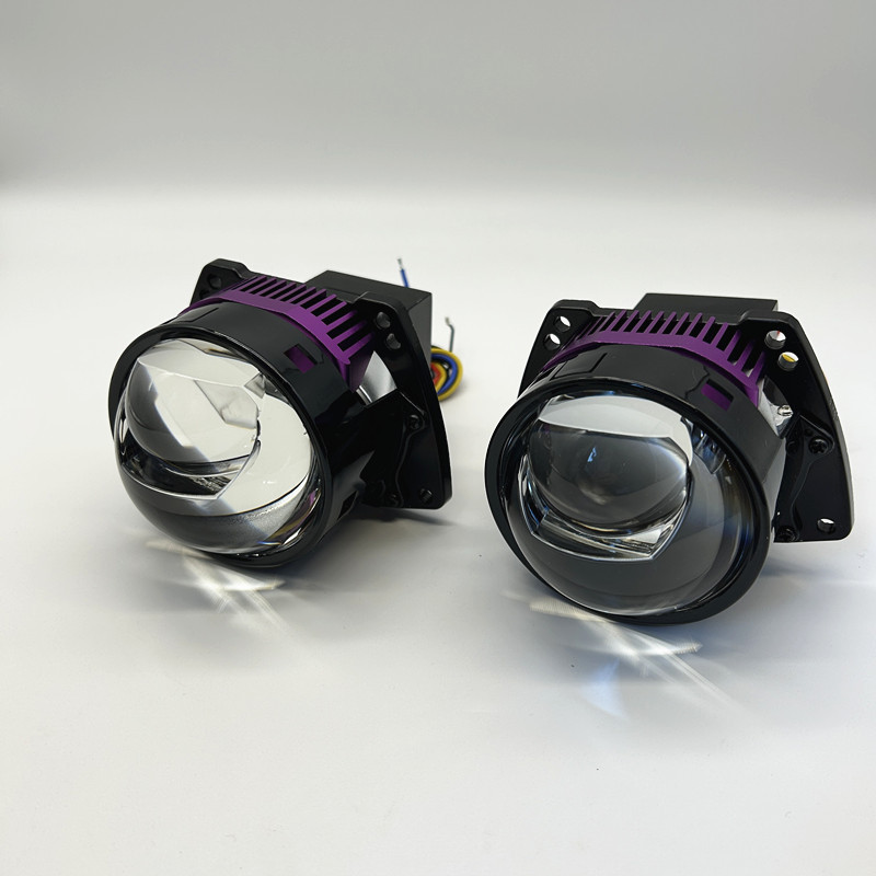 3.0 pulgadas fuente de luz de matriz LED del automóvil lente de doble luz del automóvil luz láser de alta potencia transformación