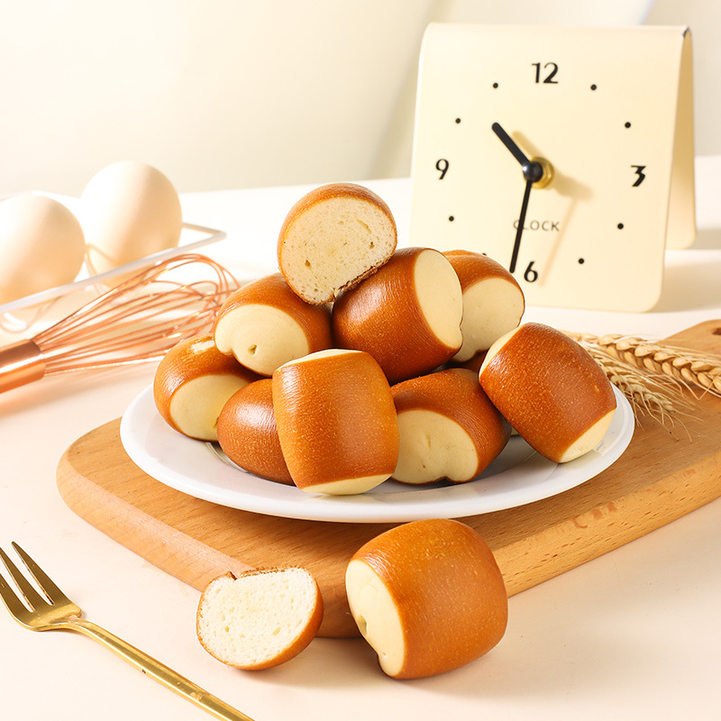 Whole Wheat Alkaline Water Ball Bread Meal Substitute Healthy Students Nutrition Convenient Breakfast Food Snacks Fast Food Whole Box Greedy