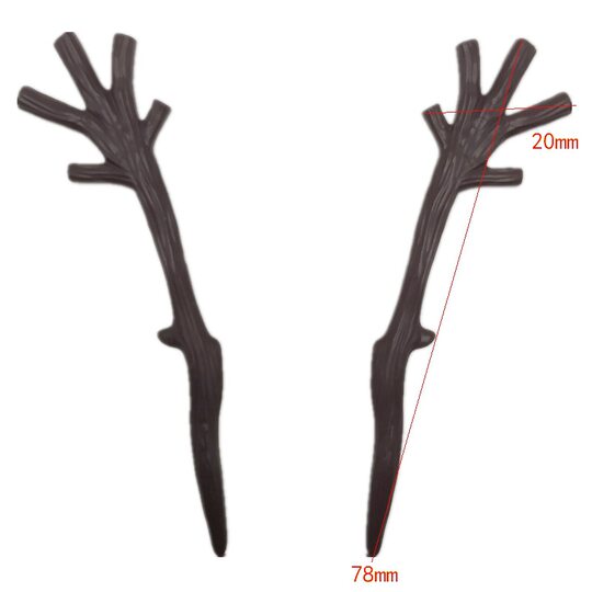 Multiple styles plastic antlers plastic branches Christmas Snowman hand Christmas craft DIY accessories pendant