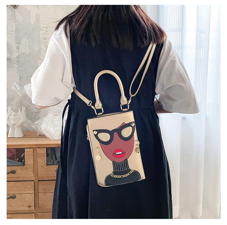 345g Weight Cotton Lining Material Sewing Thread Fashion Element Zipper Closure Type Single Shoulder Strap Strap Type Crossbody Bag Bags Type Casual, Shopping Occasion Pu Leather Material Human Pattern All Seasons Season Women's Gender Streetwear Style Square Shape Medium Size Women's Medium Pu Leather Human Streetwear Sewing Thread Square Zipper Crossbody Bag 15