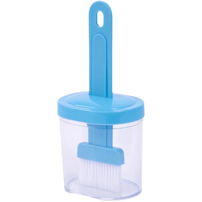 Cepillo de aceite cocina Pancake hogar silicona resistente a altas temperaturas cepillo comestible salsa barbacoa cepillo de aceite tipo de prensa con botella integrada