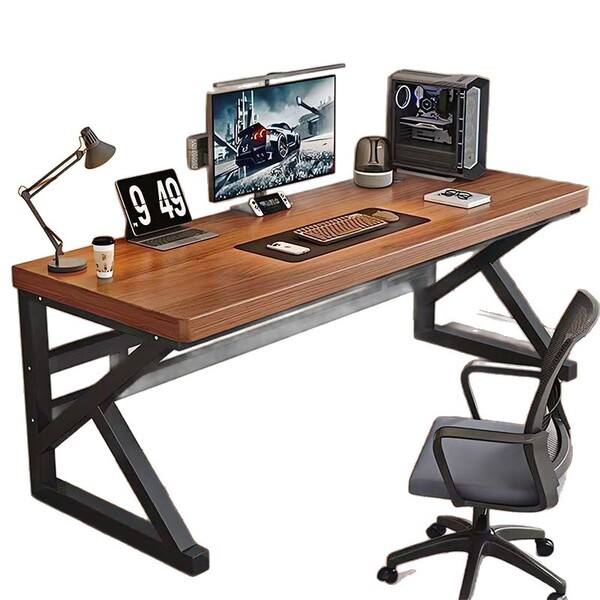 Modern simple solid wood computer desk desktop desk simple desk…