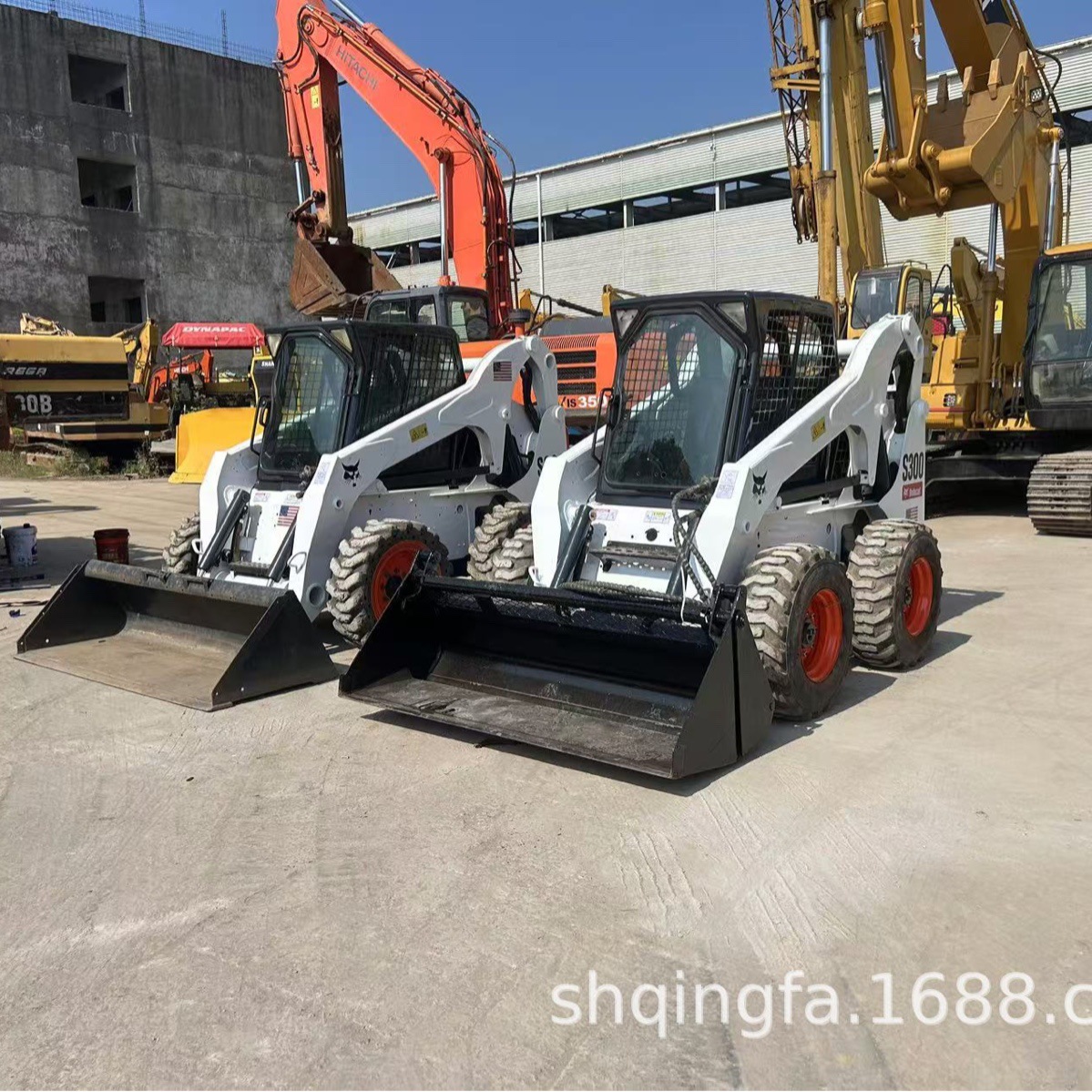山猫S300滑移装载机四驱小铲车叉车BobcatS300skidsteerloader