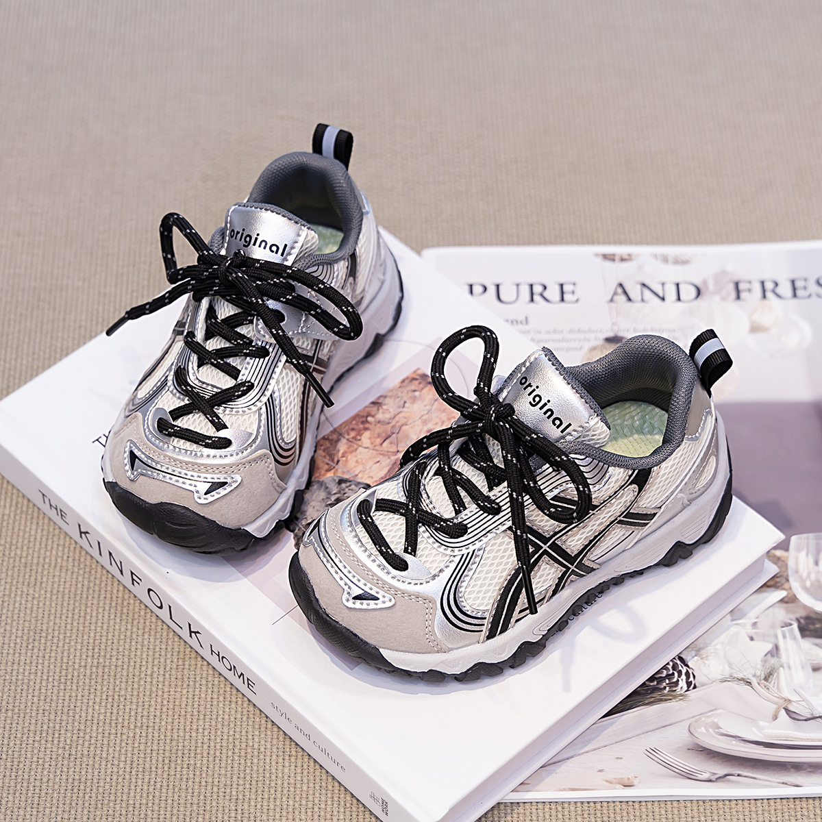 Zapatos deportivos para niños al aire libre 2026 verano niñas zapatos deportivos transpirables de malla para niños zapatos casuales de moda versátiles image 8