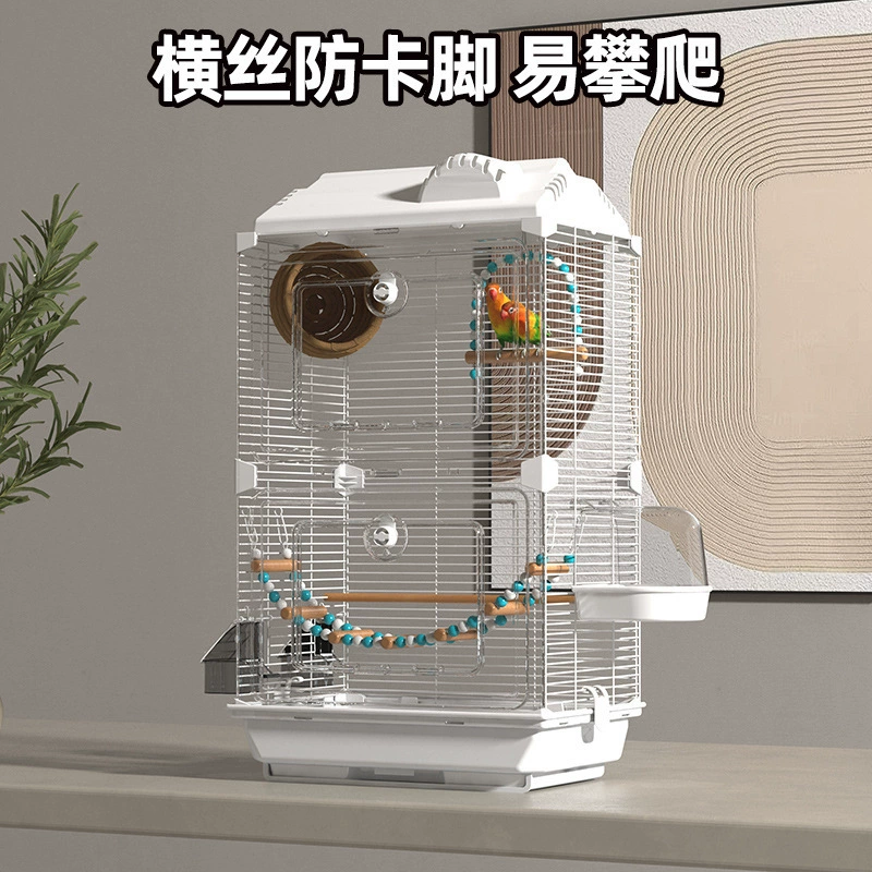 Птичья клетка, тигровая шкура, попугай, пейзаж акриловая птичья клетка, черный феникс