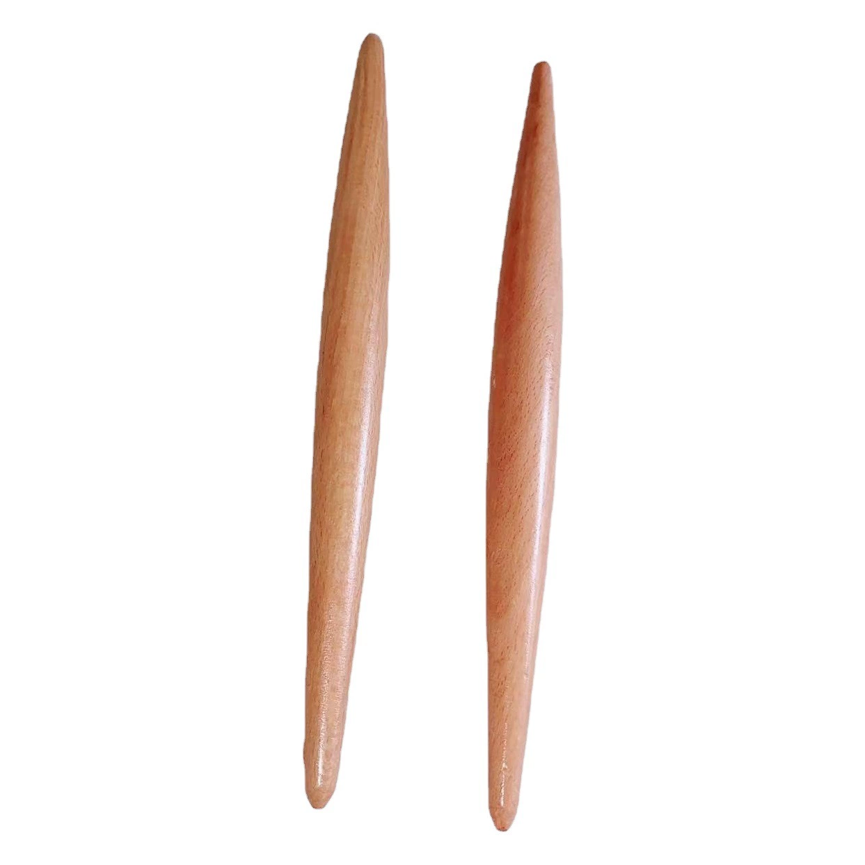 Остроконечная Скалка из массива дерева для дома и кухни Кожа для пельменей Скалка для лапши 2 юаня Универмаг