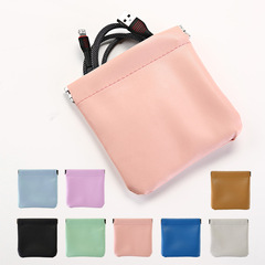 Mini Storage Bag Coin Purse Makeup Bag Small Portable Airpods Earphone Bag Protective Case Miscellaneous Pocket Red Envelope 