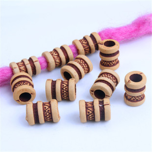 Wig Dirty Braid Jewelry Beaded Girls' Braid Hair Headwear Hair Accessories DIY Accessories Plastic Big Hole Beads