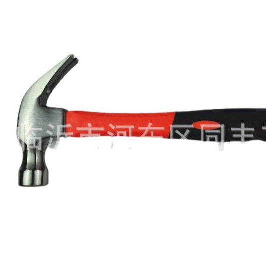 工厂批发包塑柄羊角锤 碳钢美式弯角多规格羊角锤
