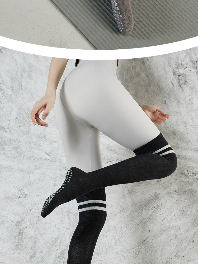 Over-the-knee yoga socks