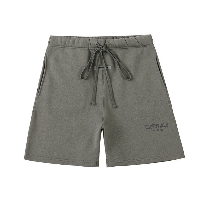 FOG ESSENTIALS double line new sports fitness crotch shorts men's trendy loose pocket pants