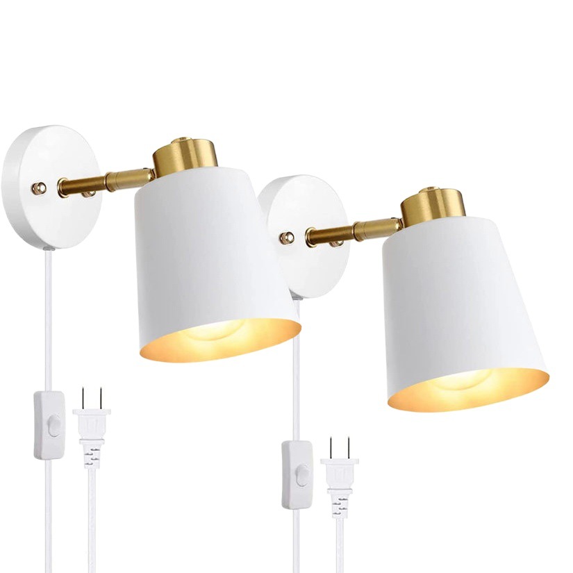 American retro estilo industrial Rocker lámpara de pared dormitorio estudio con interruptor lámpara colgante Lámpara de lectura Amazon