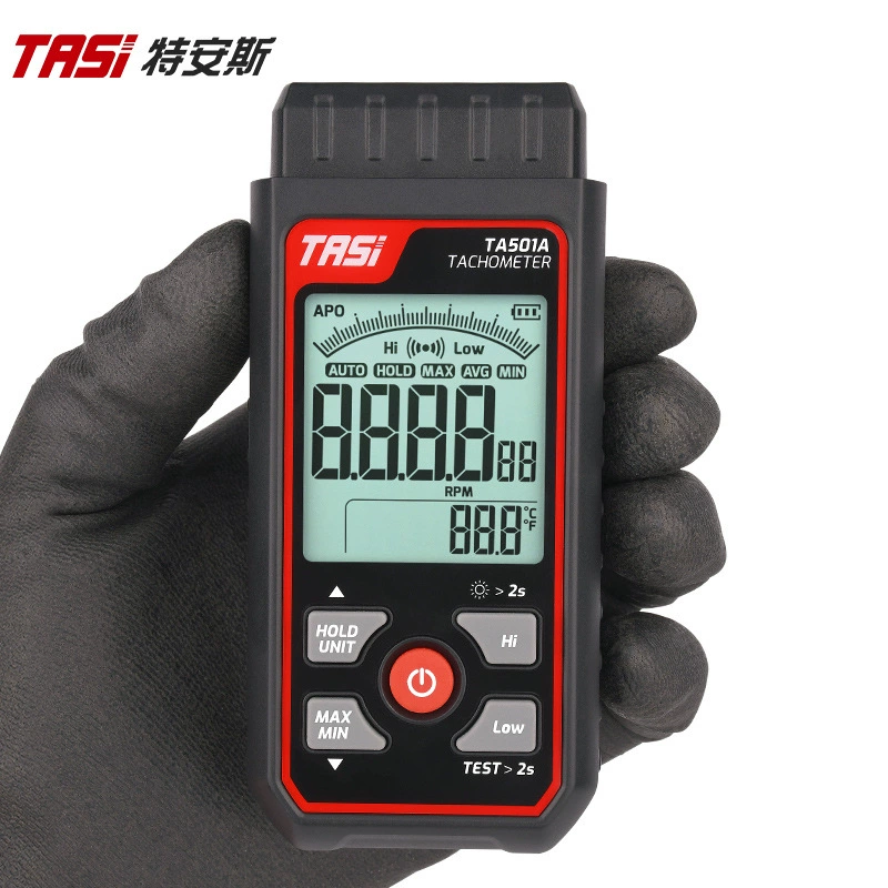 Tenas цифровой тахометр TA501A цифровой дисплей фотоэлектрический тахометр моторный прибор Автомобильный Тахометр двигателя