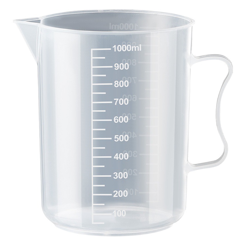 Measuring Cup with Scale, Portable Plastic Measuring Bucket for Milk Tea Shops, Food Grade, 5000ml Large Capacity, Commercial Use