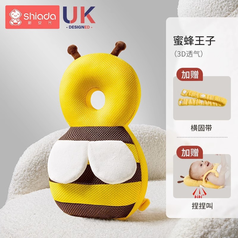 Protector de cabeza artefacto para bebé almohada anticaída anticolisión de dibujos animados bebé niño pequeño sombrero anticaída almohada almohada almohadilla protectora transpirable