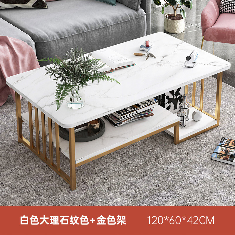Mesa de centro, sala de estar, hogar, sofá simple moderno, mesa lateral, casa de alquiler de apartamento pequeño, mesa de lujo ligera, mesa de té con balcón simple