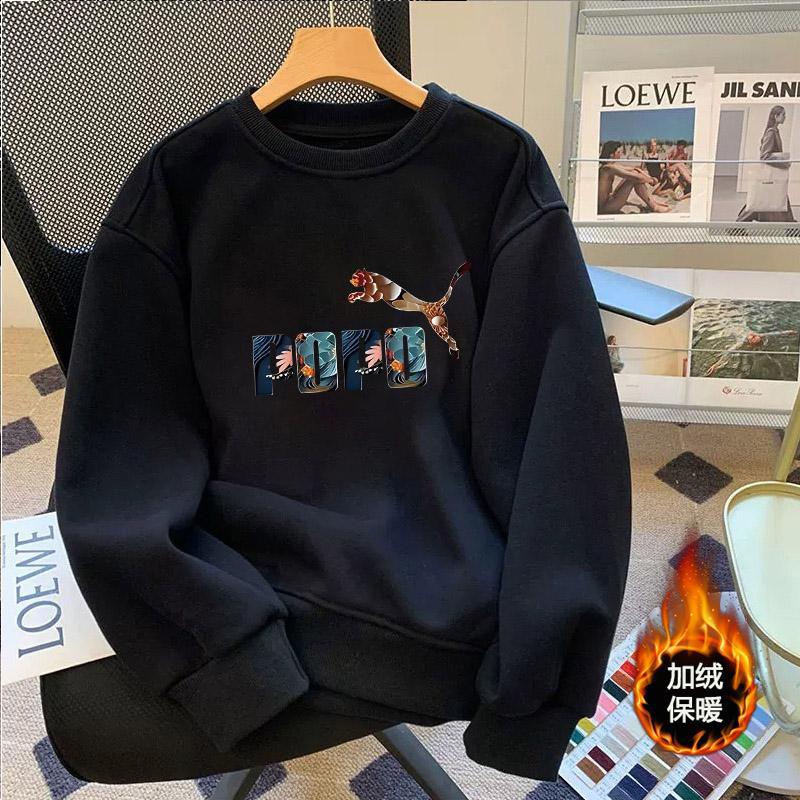 2024秋冬季新款高级感潮牌男女个性上衣服气质百搭设计感加绒卫衣