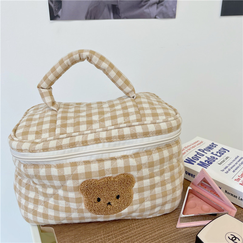 Cute Animal Cotton Square Makeup Bags display picture 3