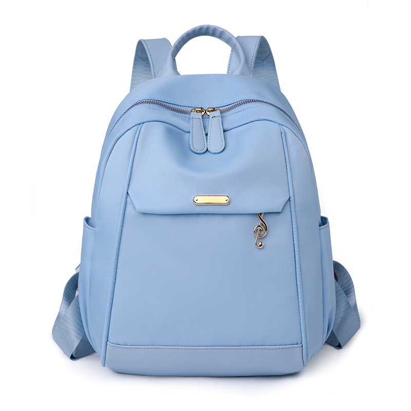 Bolsos para mujer 2023 nueva mochila casual para mujer de nailon moda salvaje color contraste mochila de viaje mochila escolar al por mayor