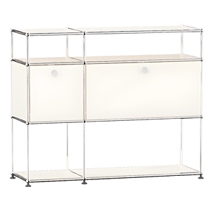 Sideboard Stainless Steel Middle USM Modular Combination Storage Cabinet Living Room Storage Cabinet Ins Storage Cabinet Internet Celebrity Modern