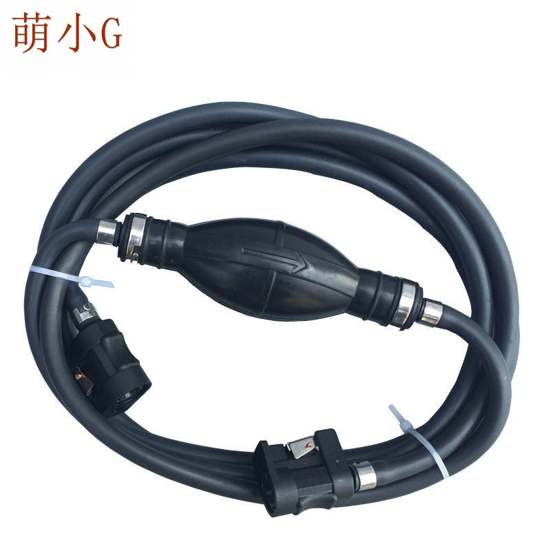 Gasoline paddle engine fuel tank cover marine outboard engine fuel gauge hand pump male and female head full set of outboard engine fuel tank accessories
