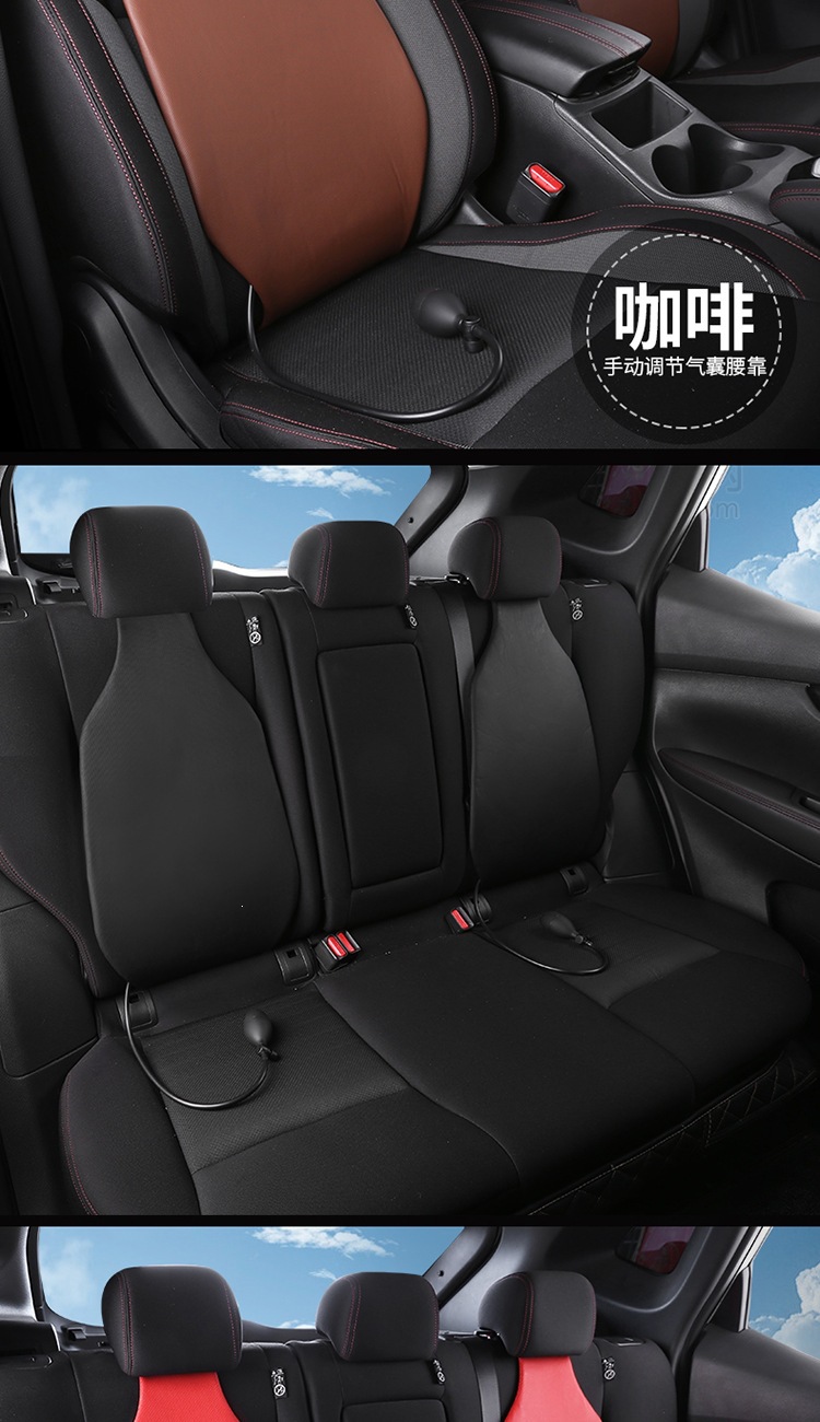 Air Lumbar Support Car Seat Cushion Driver's Seat Backrest Cushion Lumbar Pillow Car Lumbar Support Ultra-Soft
