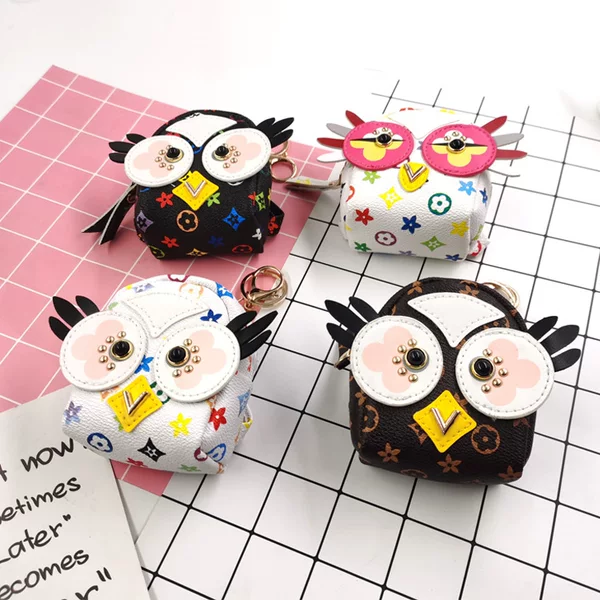Factory Customized 2025 New Owl Coin Purse Internet Celebrity Hot Model Bluetooth Headphone Bag Key Bag Lipstick Bag